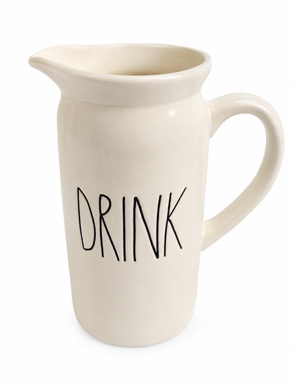 Rae Dunn Artisan Collection By Magenta DRINK 9” Pitcher Dimply